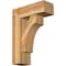 Ekena Millwork Westlake Block Rough Sawn Bracket w/ Offset Brace, Western Red Cedar, 8"W x 22"D x 30"H BKT0806X22X30WTL05RWR - alternate 1